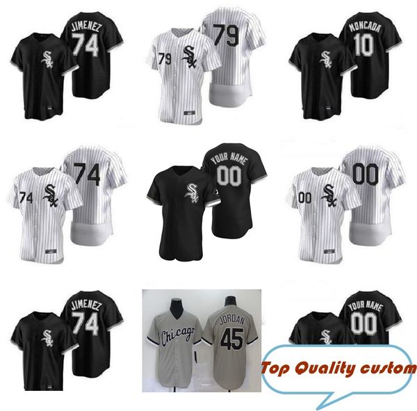 

custom white 7 tim anderson jerseys 79 jose abreu 74 eloy jimenez sox 10 yoan moncada 2 adam eaton 15 adam engel chicago baseball jersey, Blue;black