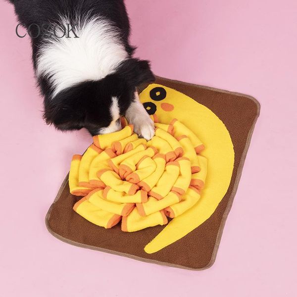 

kennels & pens dogs slow feeding snuffle foraging, nosework training interactive treat for puppies and mat dog toys