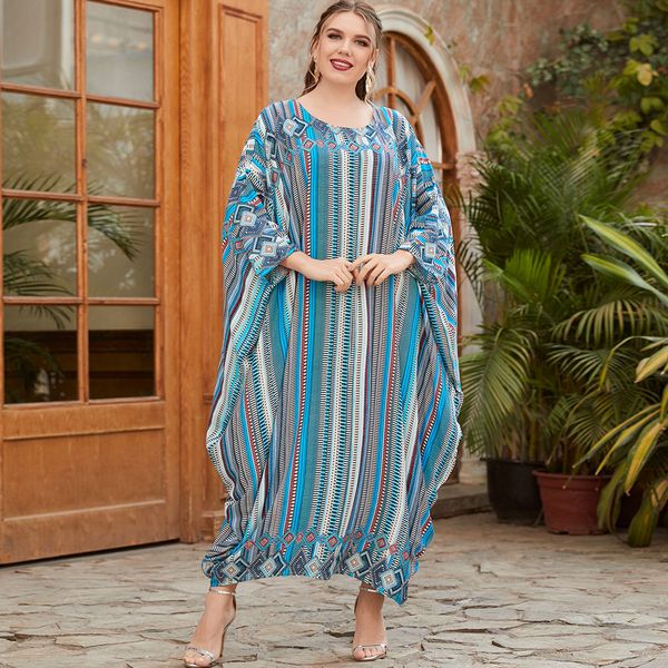 

Plus Size Kaftan Dubai Abaya Kimono Turkey Muslim Dress Jilbab Abayas for Women Maxi Loose Caftan Dresses Islamic Clothing Robe