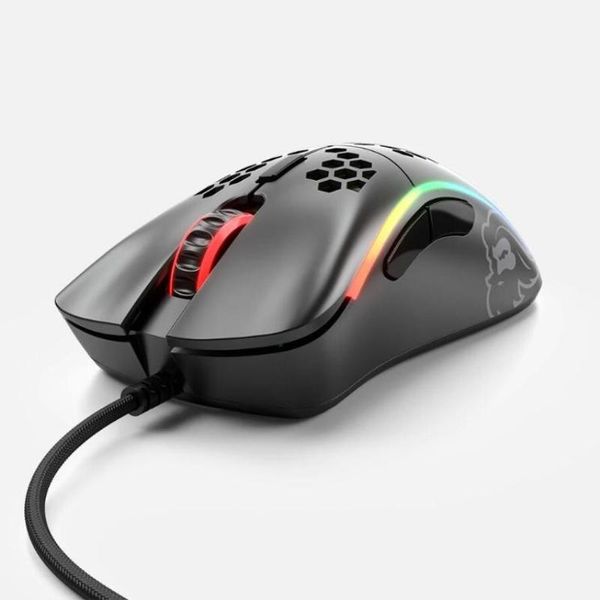 

mice mouse glorious gaming model d minus (small) white matte (branco fosco) - black (preto