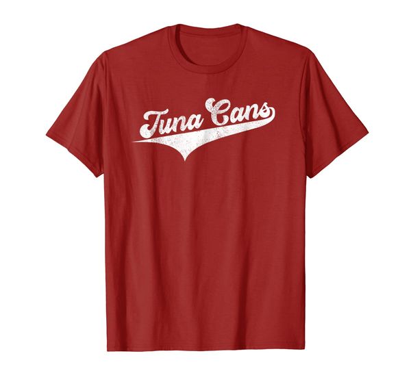 

vintage tuna cans team t-shirt, White;black