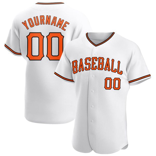 

custom white orange-black-567575 authentic baseball jersey, Blue;black