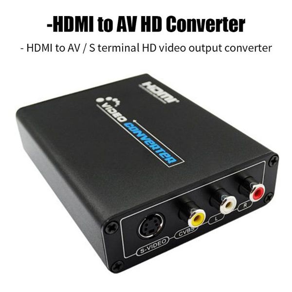

audio cables & connectors to rca av and s-video adapter converter 3rca cvbs 1080p video for pc xbox ps3 tv