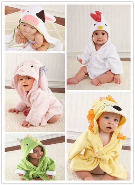 

bathrobe 12 color aspen children's cartoon animal pajamas beach bathrobe baby cape