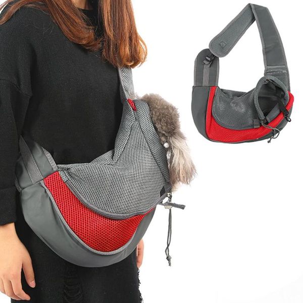 

dog car seat covers pet carrier cat bag slings puppy putdoor travel backpack breathable shoulder bags carrying using