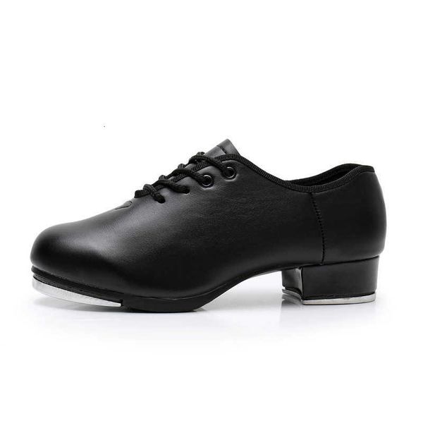 

kuku tap dance sho female chilen boys girls male kick soft sole imitation leather black