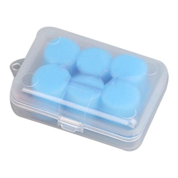 

nose clip 6pcs/box swimming outdoor hearing protection noise cancelling waterproof reusable mouldable soft silicone flexible ear plug home