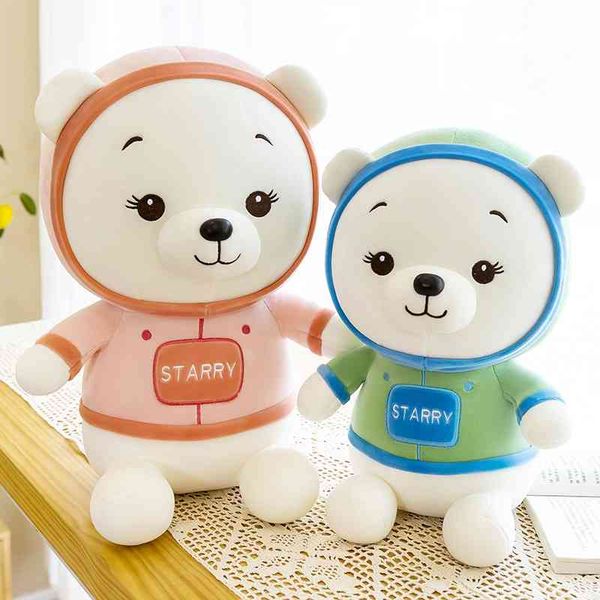 

tiktok, space stuffed toy, voice, tactic, astronaut, teddy bear, doll, woman present.