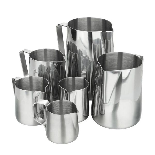 

coffee pots 6 size stainless steel art cup pointed mouth pot fancy durable measuring for coffe maker