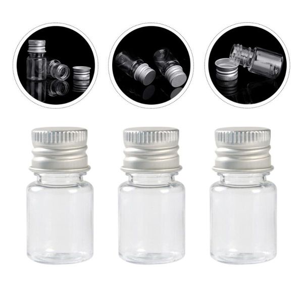 

storage bottles & jars 5pcs transparent essential oil refillable empty