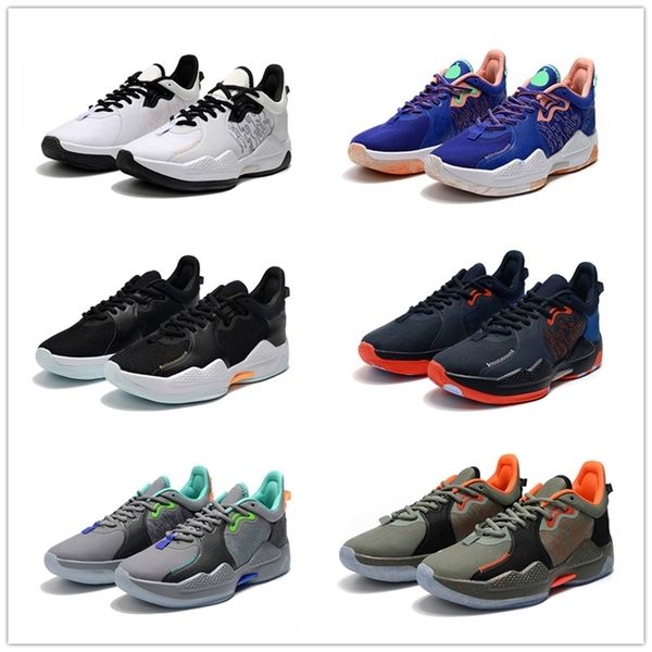 

pg 5 black white army green blue men sports shoes paul george 5s okc home dark obsidian athletic sneaker with box