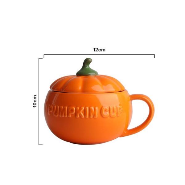

mugs ceramic cups simple pumpkin coffee breakfast novelty personalised cartoon cute mug tazze colazione travel ee5