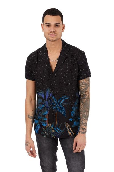 

men's casual shirts summer pure cotton mens hawaiian shirt printed short sleeve big us size hawaii flower beach floral patterns, White;black