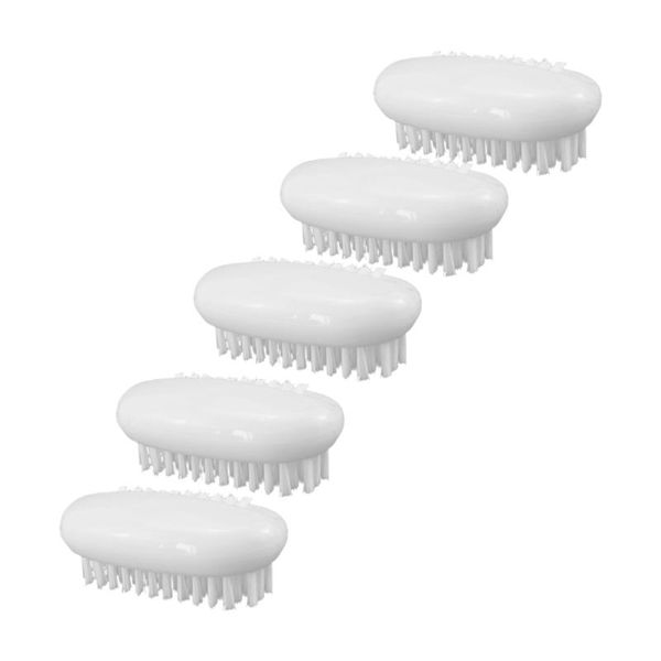 

nail brushes 5pcs dual-sided manicure art cleaning tools fingernail, Yellow