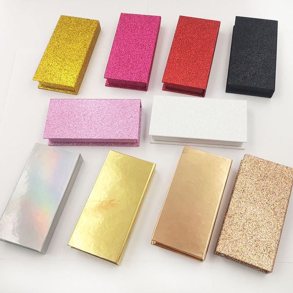

new mink eyelashes glitter case eyelash extension box false eyelashes packaging box lash boxes makeup tool