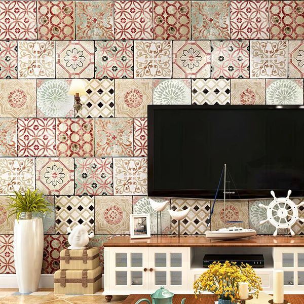 

wallpapers 9.5m x 0.53m southeast asian style pvc wallpaper for bedroom living room office kitchen wall papers home decor wa