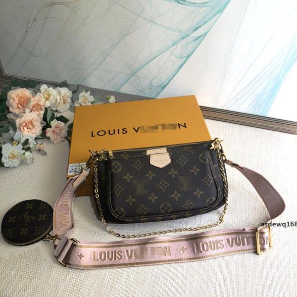 

multi pochette accessoires designers shoulder bags luxury women crossbody leather handba gglvlouisvitton yslvutton, Red;black