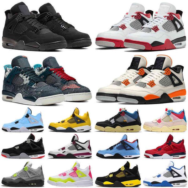

fire red 4 4smen women basketball shoes cactus jack noir black cat university blue mens womens trainers sports sneakers