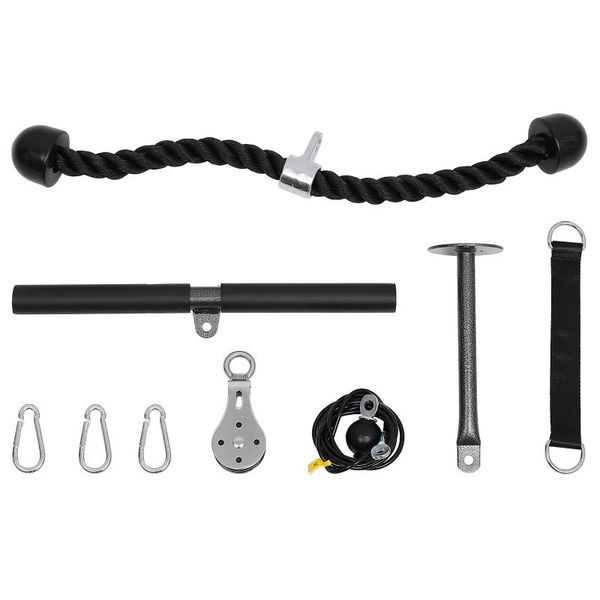 

set tricep trainer forearm wrist roller fitness equipment resistance bands