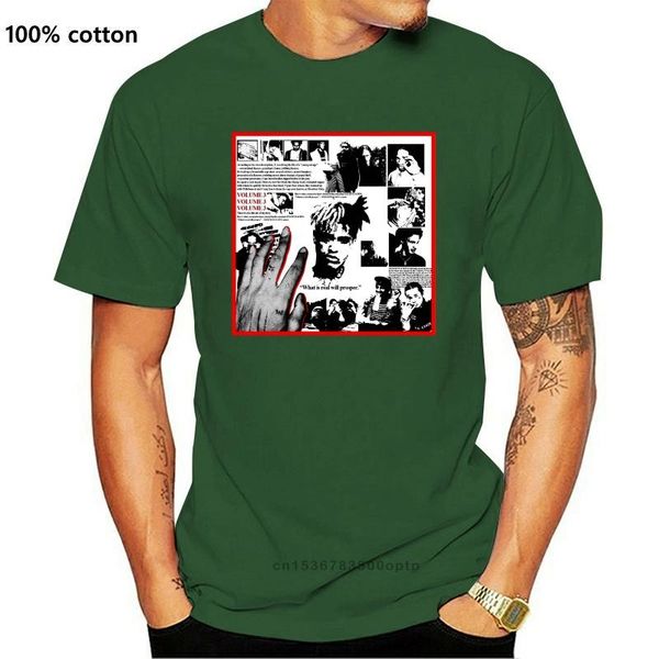 

men's t-shirts xxxtentacion vol 3 black men t-shirt size s-2xl, White;black
