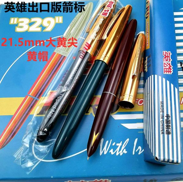 

fountain pens hero 329 golden cap arrow pen export classical