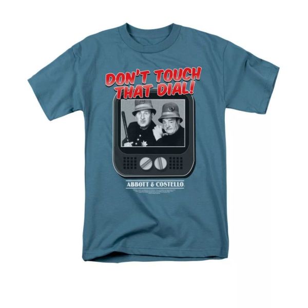 

abbott & costello/that dial t-shirt sizes s-3x new, White;black