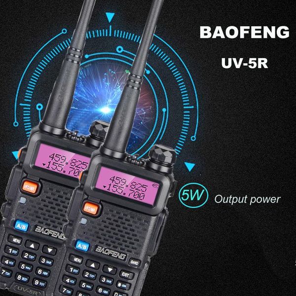 

walkie talkie baofeng handheld uv-5r uhf/vhf two way radio uv5r protable mobile original