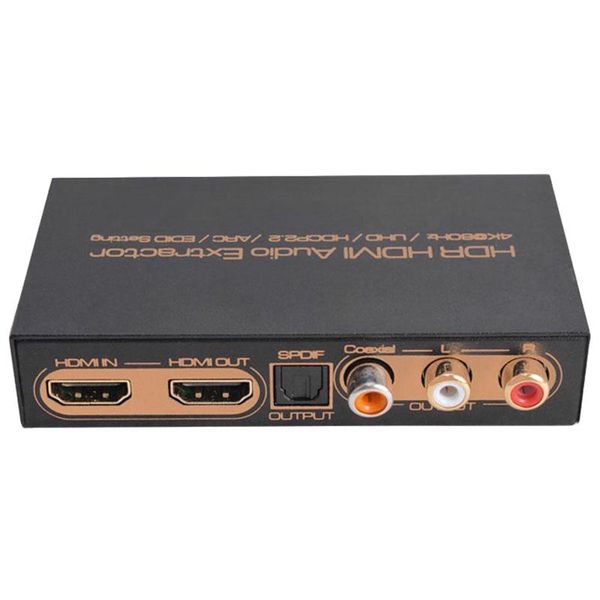 

audio cables & connectors 4k@60hz hdr extractor switch 3d one optical coaxial hdcp2.2 lr arc edid setting for ps3 hdtv dvd stb eu pl