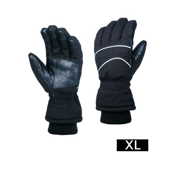 

ski gloves thermal men women winter waterproof warm with reflective strips snowboard snow touch screen for skiing riding