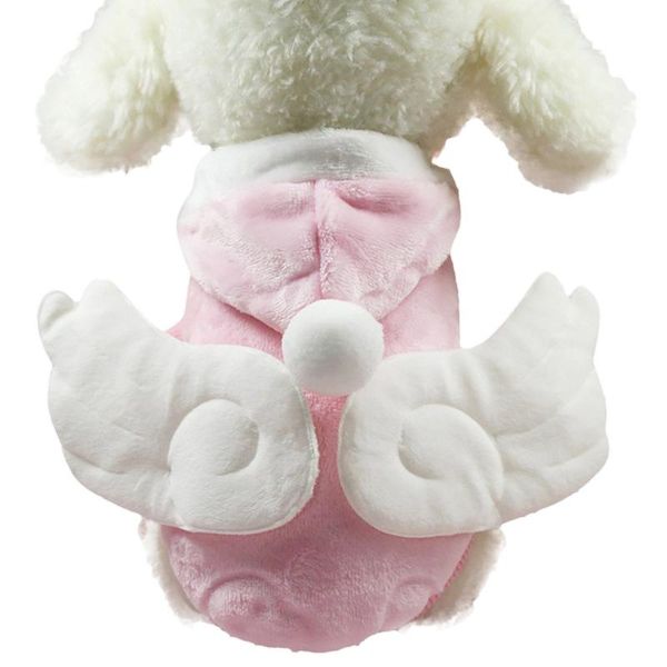 

dog apparel costume cat clothing angel wings warm winter coat puppy outfits comfortable flannel pet hoodies