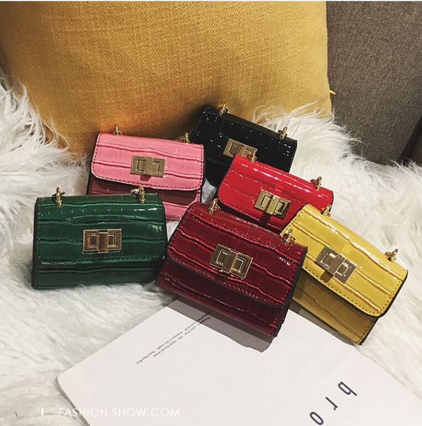 

children's lovely handbag girls small single shoulder cross-body bag fashion princess zero wallet, Black