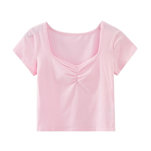 

summer for women elegant white t shirt women shirts korean clothes female casual short sleeve tshirt kawaii streetwear 210406