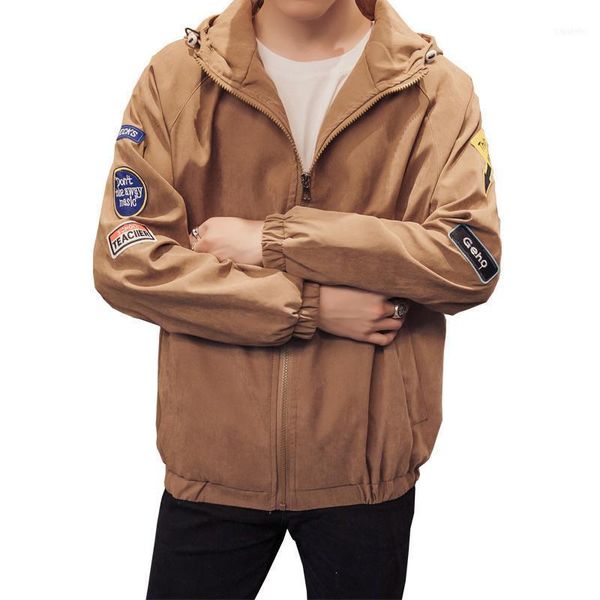 

men's jackets windproof jacket overcoat fashion bomber light1, Black;brown