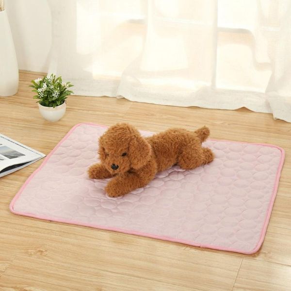 

kennels & pens summer dogs cooling mat pet breathable pad for small medium dog cat blanket sofa comfortable washable