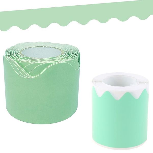 

gift wrap 50lf bulletin board border decorative school classroom decoration kindergarten nursery teaching halkboard accessories 50.85ft