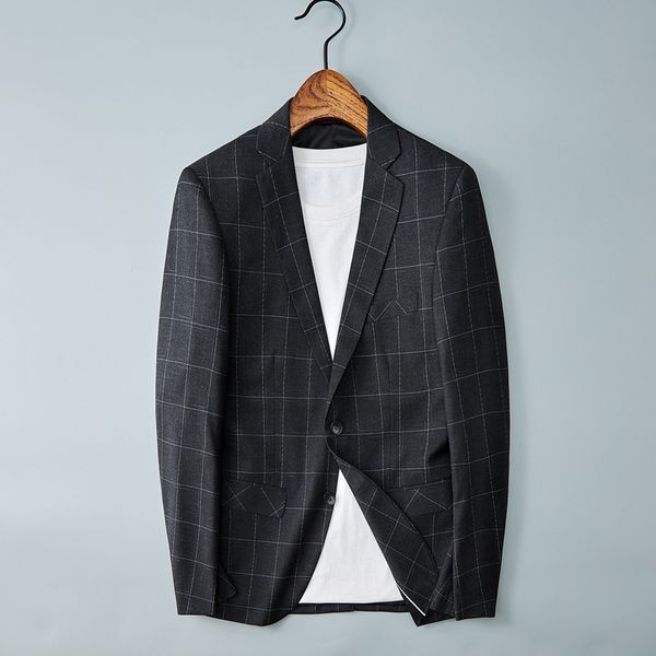 

fashion suits men's youth british blazer non iron long sleeve coat, White;black