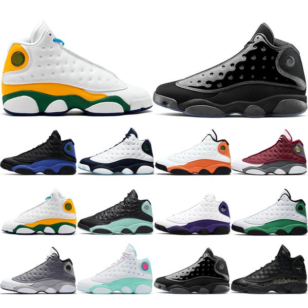 

trainers 13s man basketball shoes atmosphere aurora green cap and gown gold glitter hyper royal island lakers starfish red flint playground