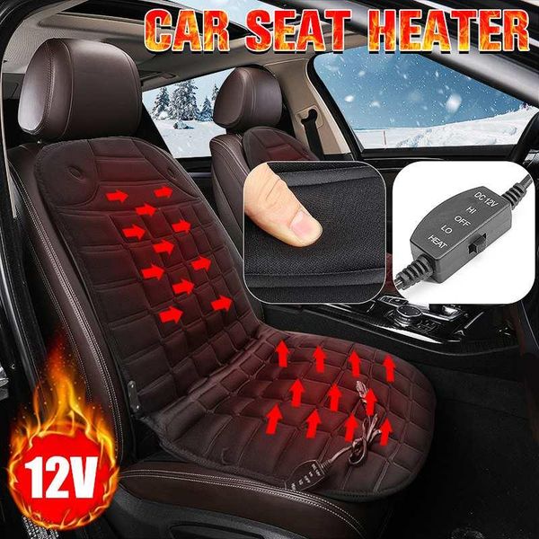 

1pair 12v car heated seat winter pad cushions electric cushion auto covers single
