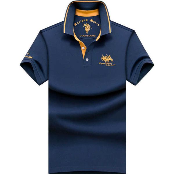 

men's thin summer short sleeve t-shirt solid casual polo shirt, White;black