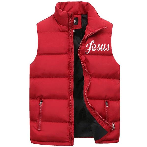 

men's vests 2021 fashion men jackets casual stand collar waistcoat outdoor sleeveless solid color cotton vest warm zipper coats, Black;white