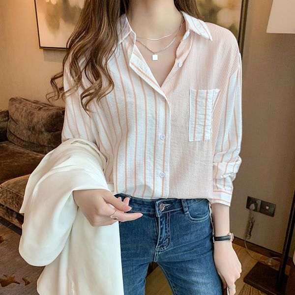 

women's blouses & shirts spring women summer blouse korean short sleeve woman vintage blusas roupa feminina stripe, White