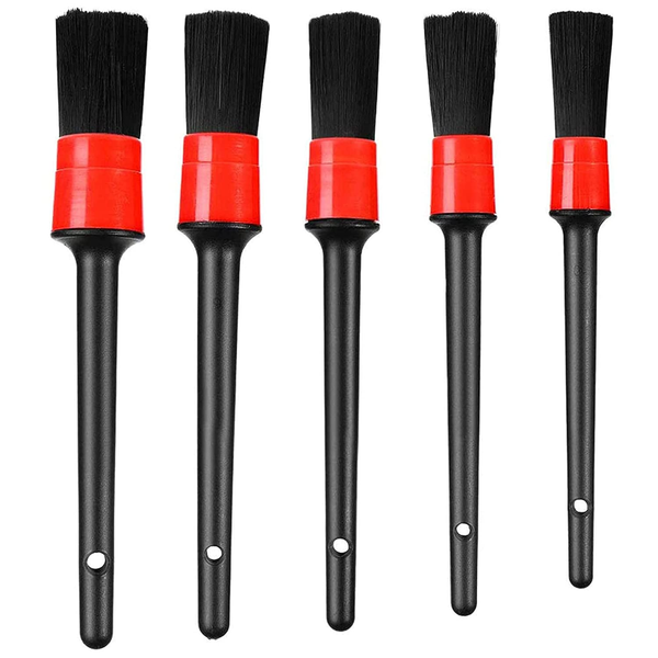 

car sponge 5 pcs cleaning detail brush sets for inside and outside of car, wheel, engine vent