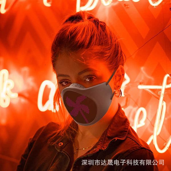 

sile led bluetooth app connected with cool shape luminous mask