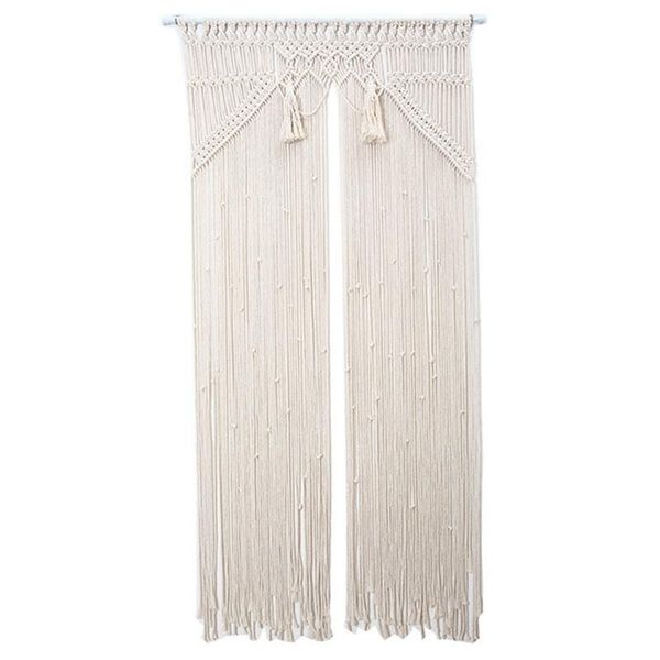 

tapestries wall hanging macrame curtain bohemian hand woven tapestry perfect door for bedroom wedding decoration