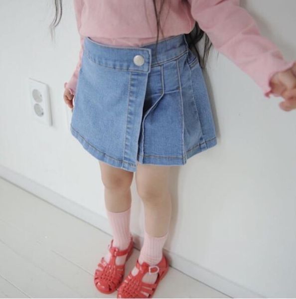 

shorts 2021 arrival girls boys denim summer fashion 1-6 years co41, Black