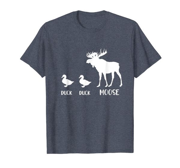 

duck duck moose t-shirt funny moose wildlife lover tee gift, White;black