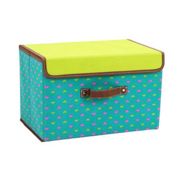 

storage boxes & bins non woven portable clothes organize, cyclamen9 box with lid and removable divider
