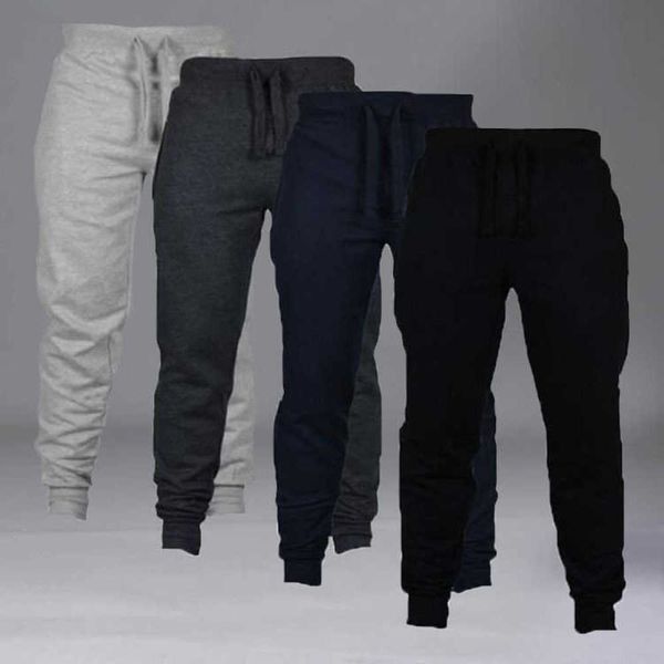 

pants european size fleece sports solid color casual, Black