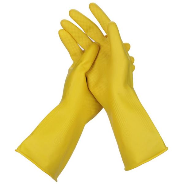 

disposable gloves latex cleaning kitchen waterproof dishwashing glove durable rubber dish washing for household scrubber 1pair