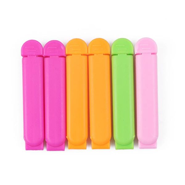 

random color kitchen storage snack seal sealing bag clips clamp plastic clip home accessories